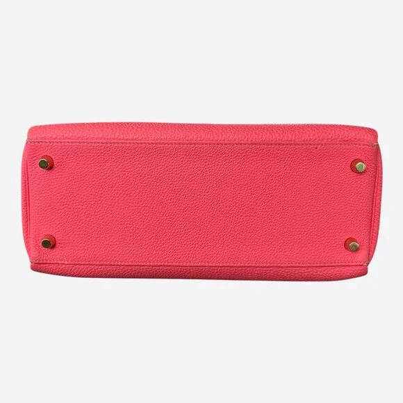 Hermes Pink Togo & Gold Hardware Kelly 28 - Picture 5 of 8